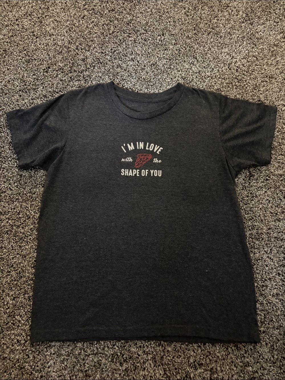 Grey Graphic Tee - 'Shape of You'